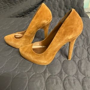 Brown Suede Heels